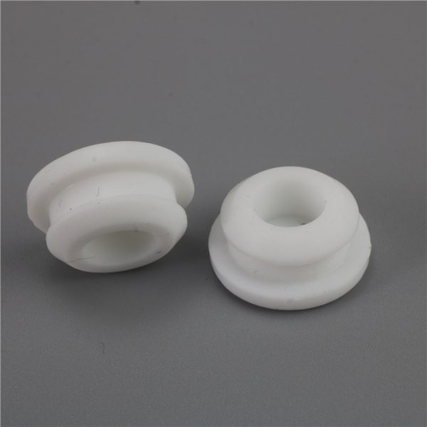 3.1 black and white threaded silicone plug 6.9 white rubber plug with teeth medical screw plate hole rubber tube plug, china supplier good price