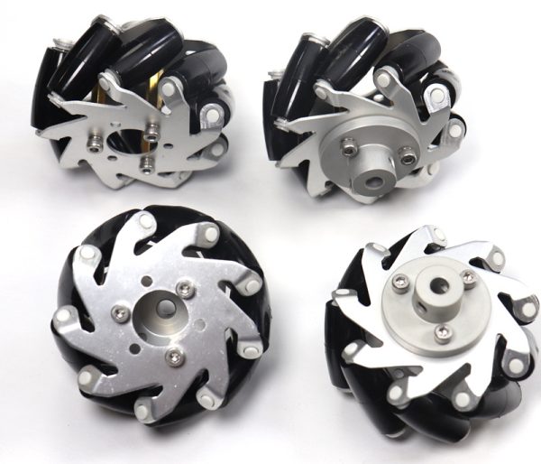 Aluminum alloy Mecanum wheel omnidirectional wheel diameter 65mm 1 pack four-wheel drive smart car robot accessories, china factory manufacturer