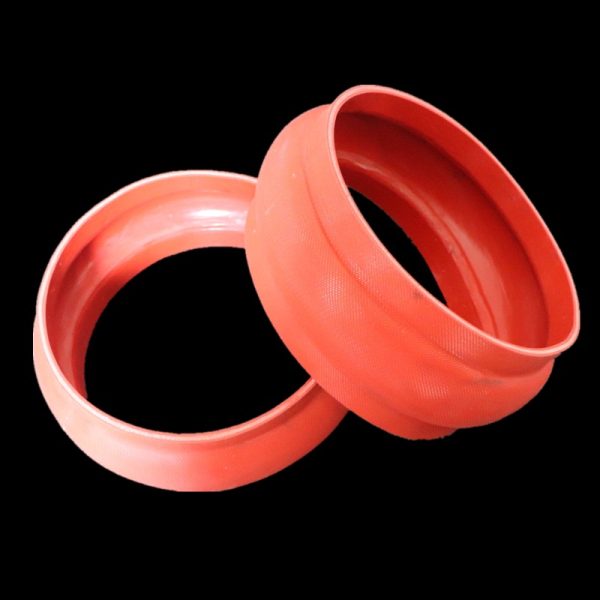 Large diameter silicone soft connection power plant coal ash clip cloth silicone soft connection available from stock, china supplier good price