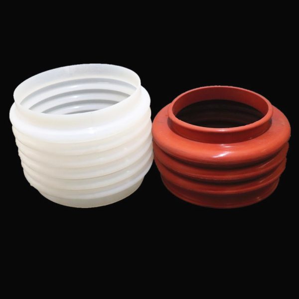 Customized molded large-diameter silicone soft connection large-diameter corrugated silicone tube telescopic silicone sleeve, china manufacturer cheap price