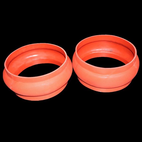 Large diameter silicone soft connection power plant coal ash clip cloth silicone soft connection available from stock, china manufacturer cheap price