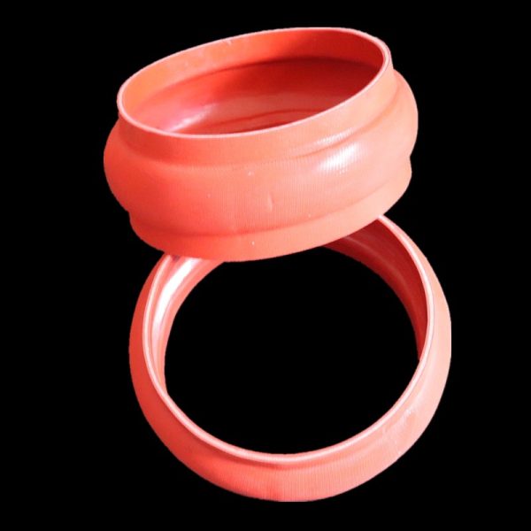 Large diameter silicone soft connection power plant coal ash clip cloth silicone soft connection available from stock, china supplier wholesale