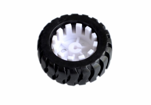 D-axis rubber tire robot accessories 43MM tracking car model wheel with N20 gear motor china manufacturer cheap price