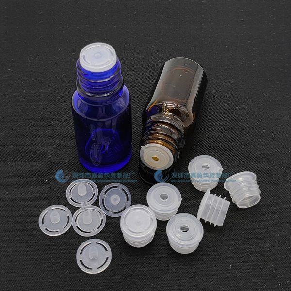 Spot 18 tooth essential oil bottle inner plug 11mm split rubber stopper perforated stopper glass bottle rubber stopper cosmetic stopper, china supplier good quality