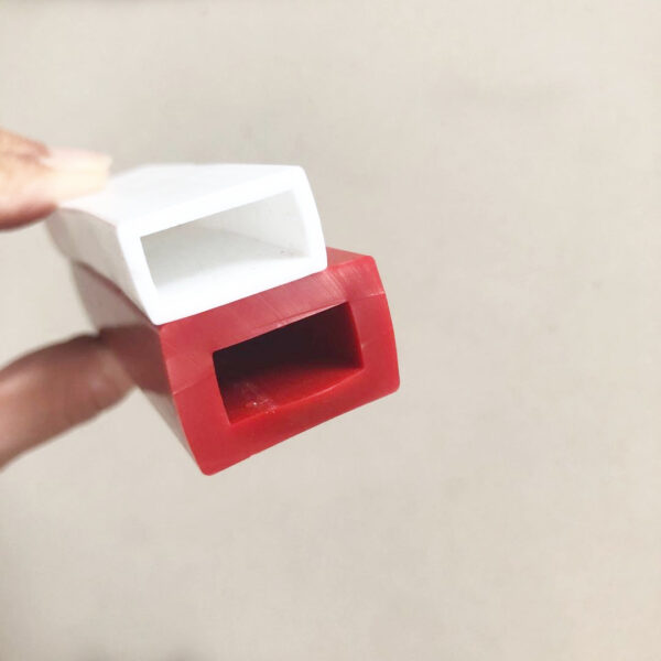 Silicone Square Tube Sheath Silicone Hollow Square Tube Soft Metal Protective Sleeve,china manufacturer cheap price