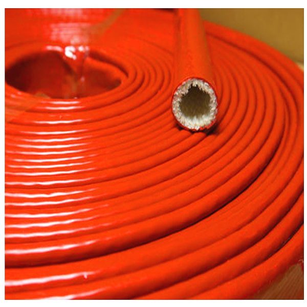 High temperature fireproof carbon fiber sleeve silicone fireproof sleeve insulation silicone glass fiber tube cable insulation protective sleeve, china manufacturer cheap price