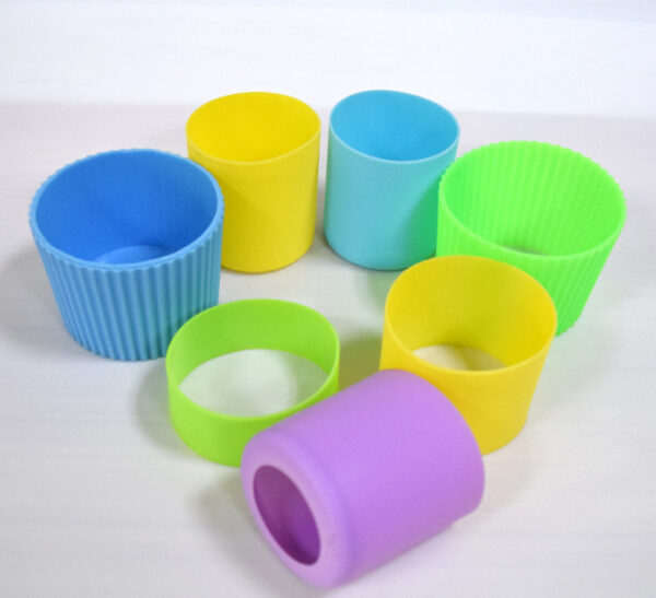 ,china factory manufactureSilicone cup sleeve factory direct sales support custom cup non-slip anti-scalding heat insulation silicone cup sleeve cup protective sleeve