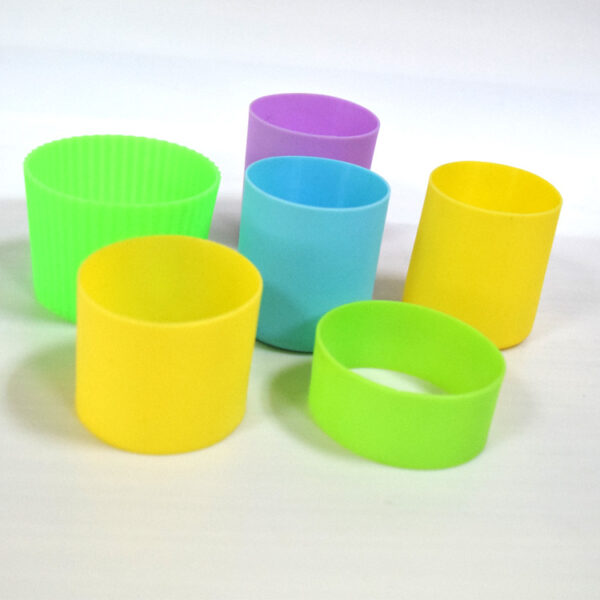 Silicone cup sleeve factory direct sales support custom cup non-slip anti-scalding heat insulation silicone cup sleeve cup protective sleeve,china factory manufacture