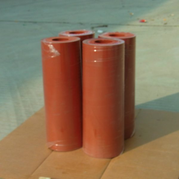 Manufacturers specializing in wholesale all kinds of high-quality high-temperature bronzing silicone roller iron red heat transfer rubber roller, china supplier wholesale