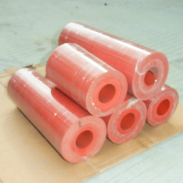 Manufacturers specializing in wholesale all kinds of high-quality high-temperature bronzing silicone roller iron red heat transfer rubber roller, china supplier good quality