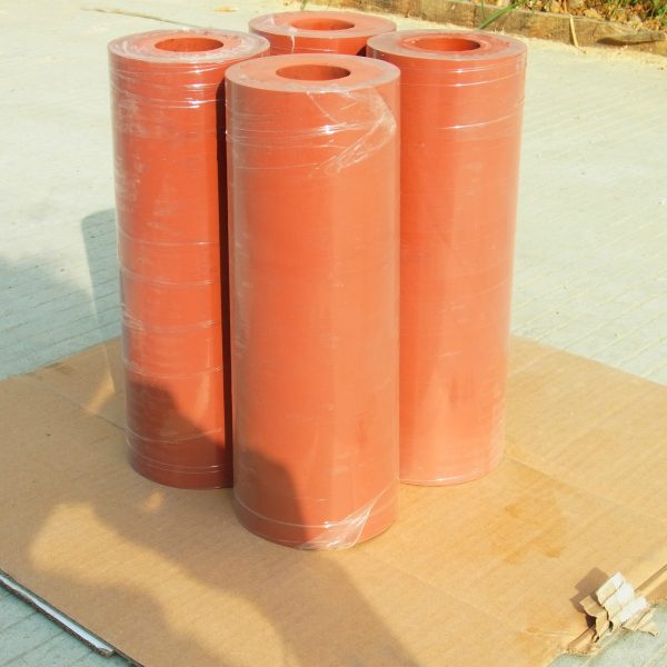 Manufacturers specializing in wholesale all kinds of high-quality high-temperature bronzing silicone roller iron red heat transfer rubber roller, china supplier good price