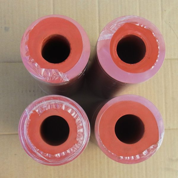 Manufacturers specializing in wholesale all kinds of high-quality high-temperature bronzing silicone roller iron red heat transfer rubber roller, china factory manufacturer