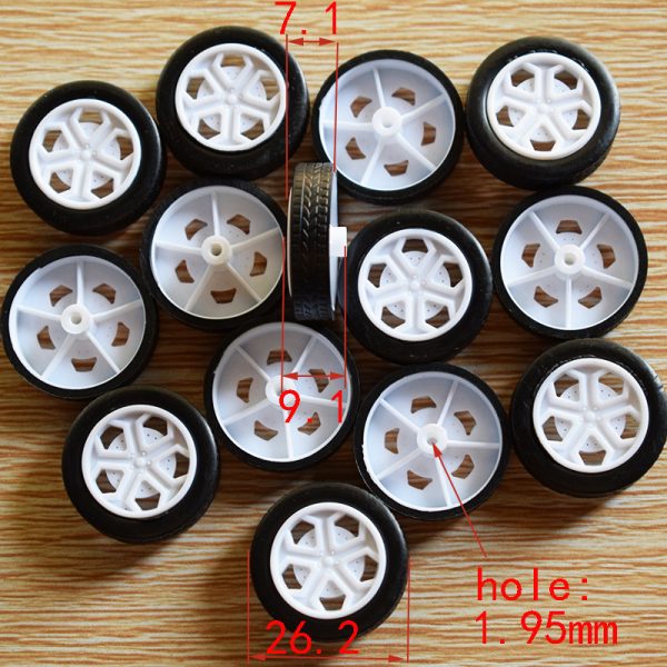 2*26 Rubber Wheel Toy Wheel Technology Making Plastic Wheel Toy Parts AliExpress, china manufacturer cheap price