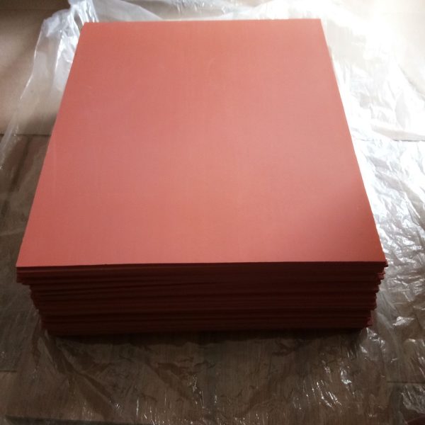 Factory direct long-term supply of special pad for heat press machine red foam silicone plate 400*600*10mm, china manufacturer cheap price