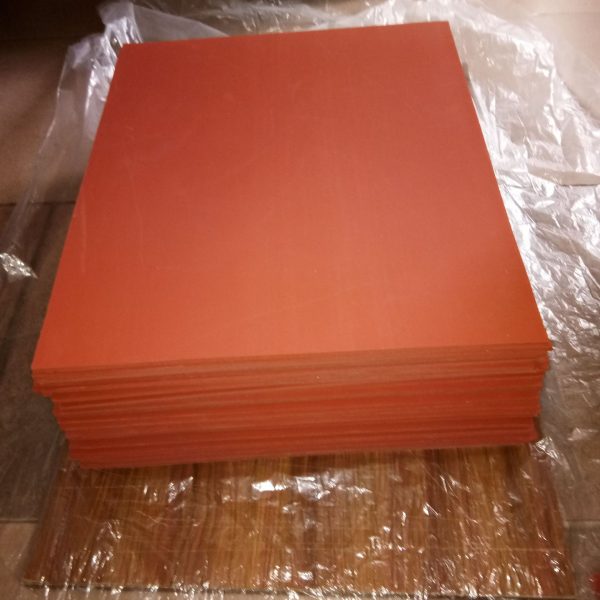 Factory direct long-term supply of special pad for heat press machine red foam silicone plate 400*600*10mm, china supplier wholesale