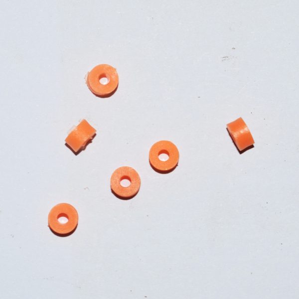 2*5*3 Orange Soft Axle Sleeve Toy Parts Technology Production Parts AliExpress 2A, china factory manufacturer