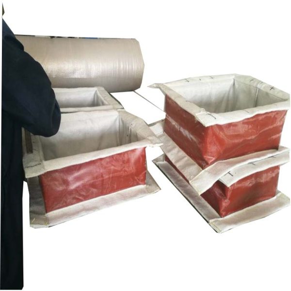 Manufacturers supply canvas ventilating soft joint with chemical corrosion resistance and can be used for high temperature flexible connection of flue gas, china supplier good quality