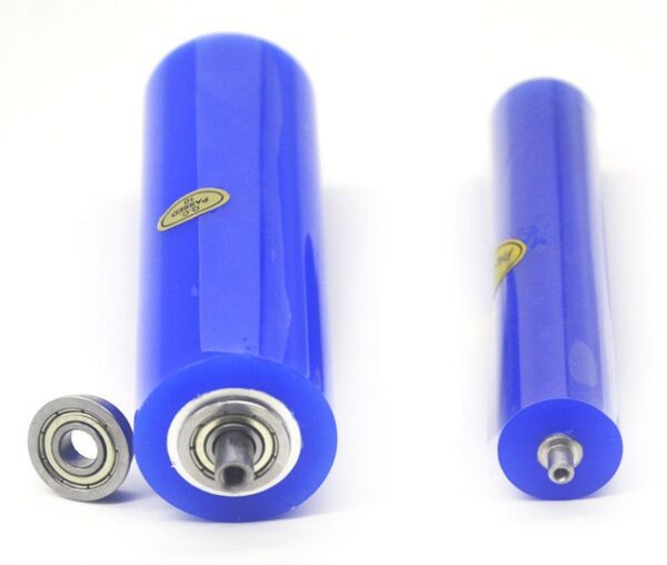 ,china suplier good quailitySilicone Sticky Roller Blue Silicone Roller Silkscreen Manual Single Roller Sticky Rubber Roller PCB Cleaning Dust Roller