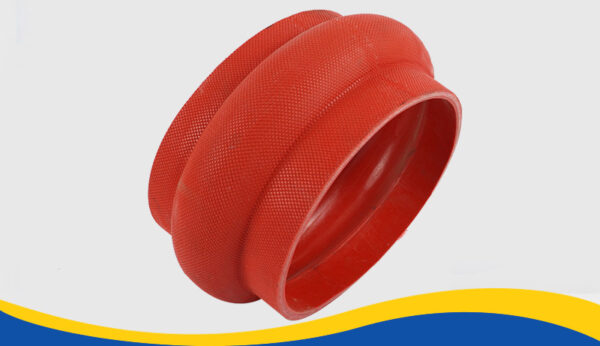 Large diameter silicone soft connection power plant coal ash clip cloth silicone soft connection available from stock, china factory manufacturer