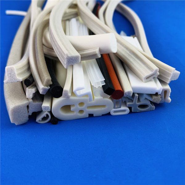 Wiper blade silicone special-shaped strip anti-aging anti-fracture silicone rubber extrusion strip industrial grade high hardness strip, china factory good price