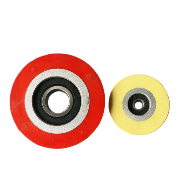 ,china supplier wholesaleFactory Wholesale Rubber Iron Core Sander Press Wheel High Quality Woodworking Machinery Parts Sander Press Wheel