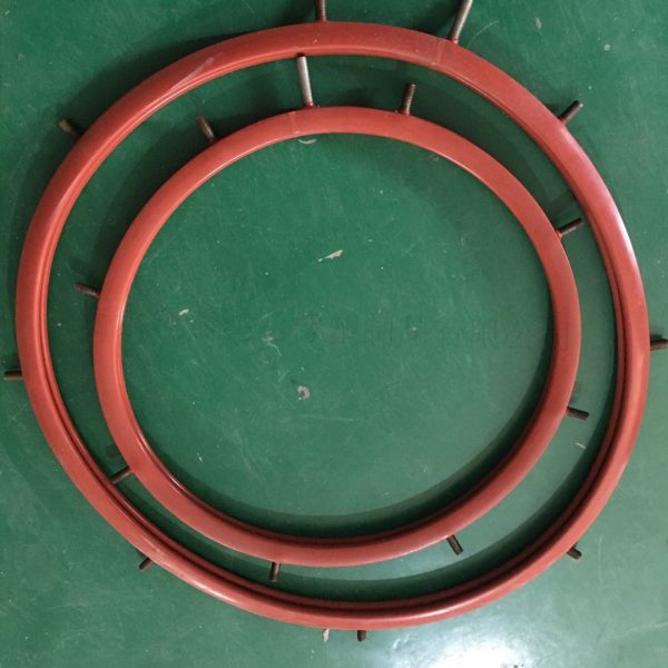 Silicone rubber inflatable airbag high temperature inflatable sealing ring inflatable rubber sealing ring circular hollow strip, china factory manufacturer