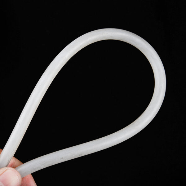 Silicone round strip/silicon rubber solid sealing element strip/transparent soft high elasticity 1/1.5mm red white,china suplier good quaility