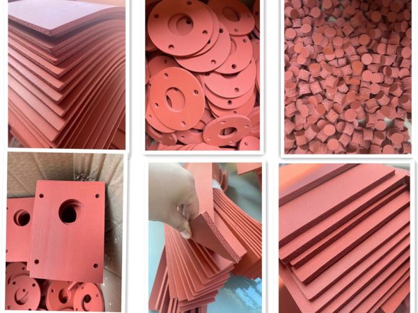 Customized Silicone Foam Pads High Temperature Mechanical Seals Bronzing Foam Pads Silicone Foam Pads Die-cut Products, china supplier wholesale