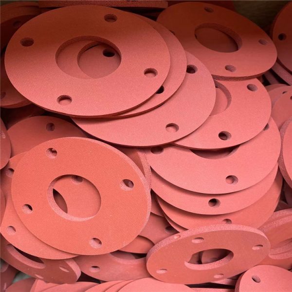 Spot red silicone foam gasket high temperature machine gasket gasket silicone foam gasket, china supplier wholesale