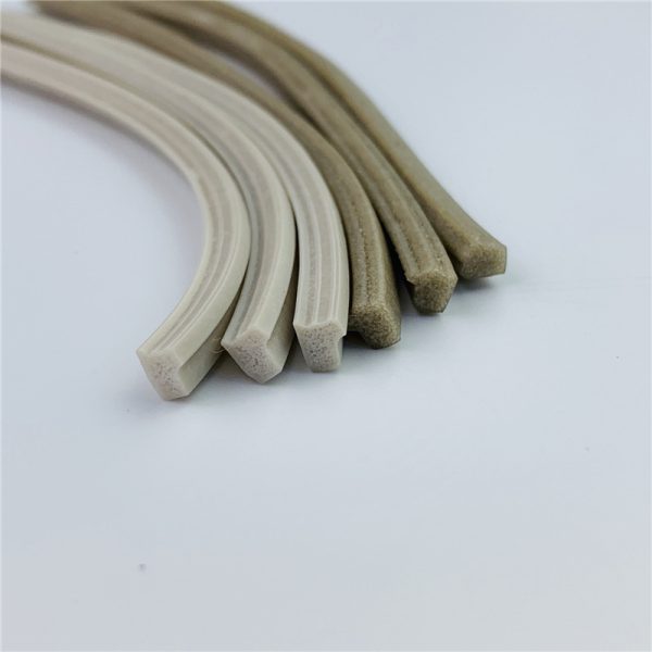 Extruded silicone foam strip sponge foam strip can be customized shape bending resistant cabinet silicone foam strip, china manufacturer good