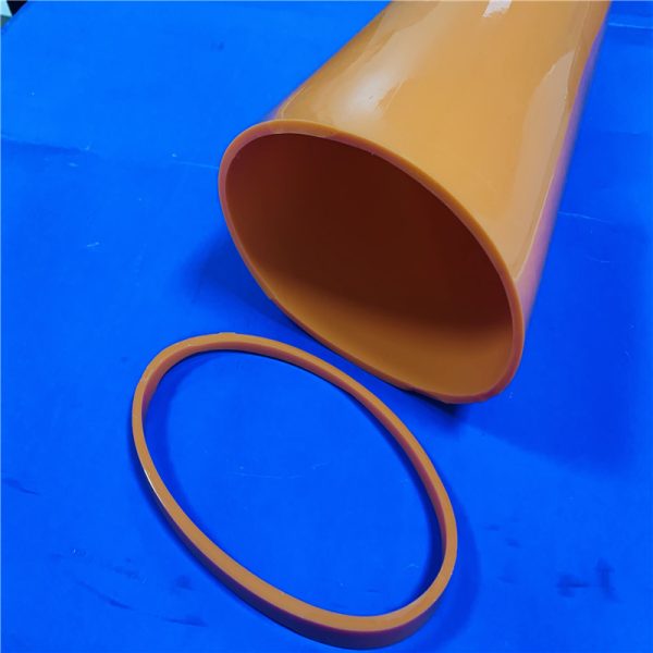 manufacturers large diameter silicone hose resistant to high temperature corona orange large size tube 100mm silicone tube, china manufacturer cheap price