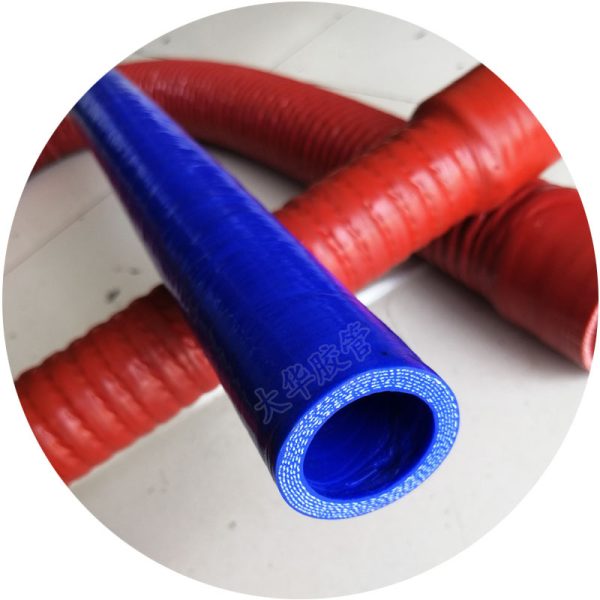 Red Negative Pressure Resistant Corrugated Steel Wire Silicone Elbow Elbow, china supplier good price