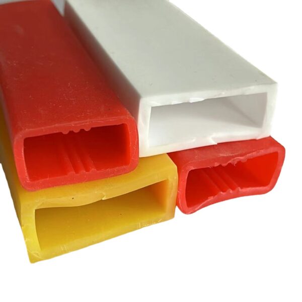 Silicone Square Tube Sheath Silicone Hollow Square Tube Soft Metal Protective Sleeve,china factory manufacture