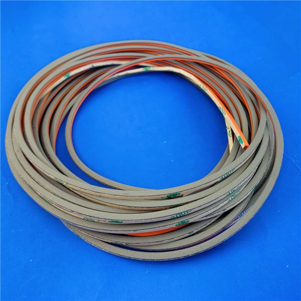 manufacturers large diameter silicone hose resistant to high temperature corona orange large size tube 100mm silicone tube, china factory good price