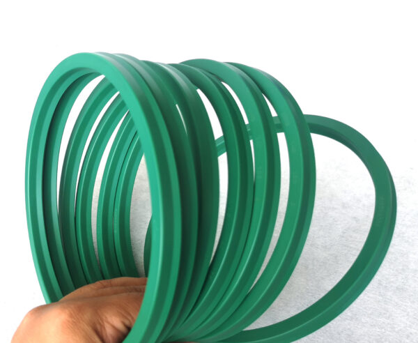 UHS type dark green shaft hole dual-purpose polyurethane TPU sealing ring for piston and piston rod from stock, china factory manufacturer