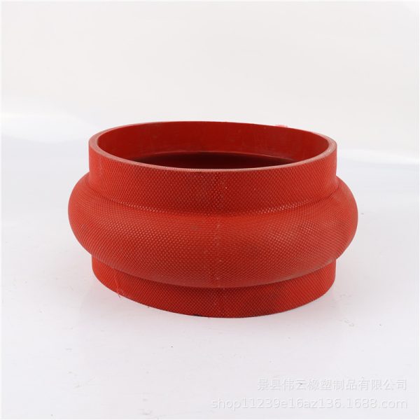 Manufacturers supply vibrating screen silicone soft connection large diameter silicone soft connection high temperature large diameter silicone tube, china supplier good quality