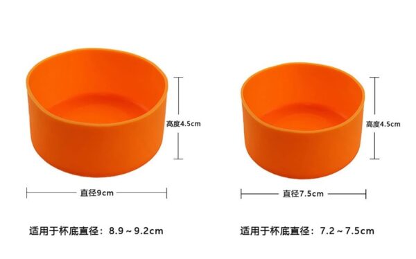 Color Silicone Product Protective Cover Cup Bottom Anti-collision Anti-Bump Protective Cover Universal Size To Protect Cups, china supplier good quality