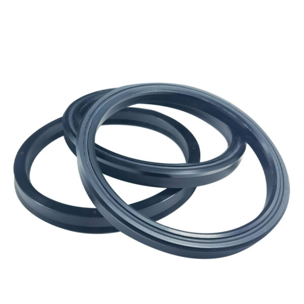 Wear-resistant and impact-resistant BA type black polyurethane lip seal ring for hydraulic cylinder of mobile equipment,china factory manufacture