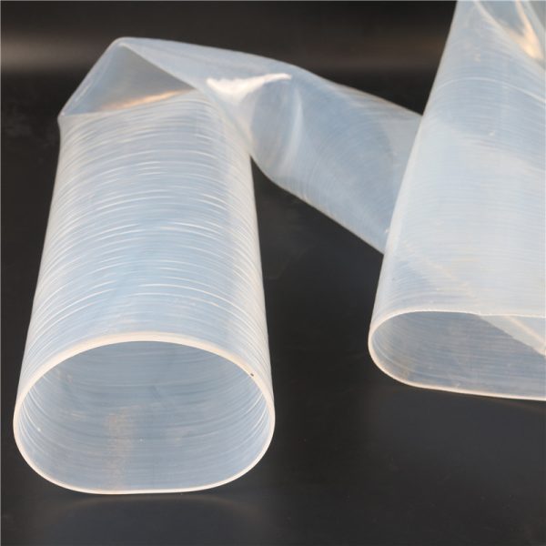 Industrial machinery silicone tube large diameter variable diameter white silicone bellows 110mm vibrating screen connecting tube, china supplier wholesale