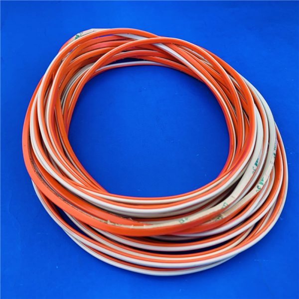 Silver aluminum communication box shielding silicone strip adhesive bonding silicone sealing ring conductive shielding silicone strip, china manufacturer cheap price