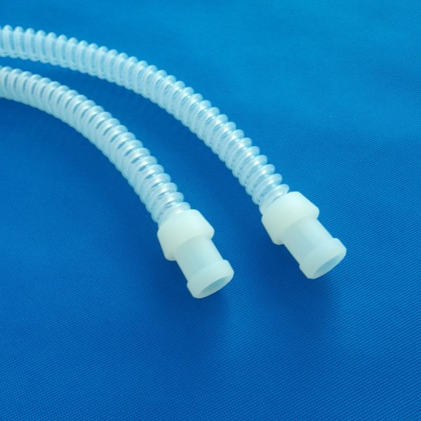 Humidified breathing silicone corrugated tube baby small diameter silicone oxygen suction tube silicone corrugated hose food grade manufacturer, china factory manufacturer