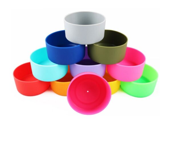 Color Silicone Product Protective Cover Cup Bottom Anti-collision Anti-Bump Protective Cover Universal Size To Protect Cups, china factory manufacturer