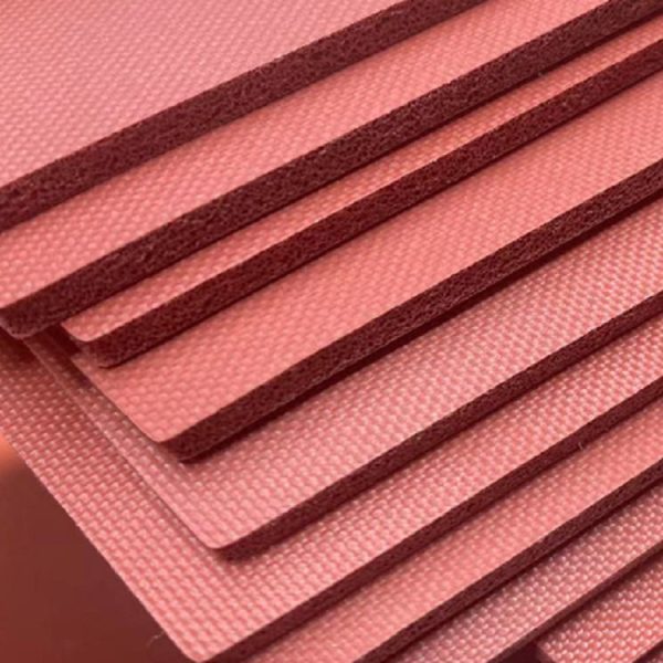Spot red silicone foam silicone foam plate high temperature mechanical seal gasket silicone foam bronzing plate, china factory manufacturer
