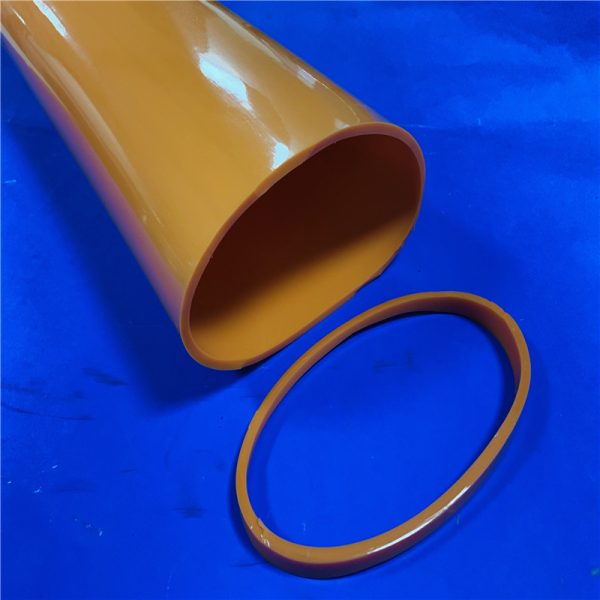 manufacturers large diameter silicone hose resistant to high temperature corona orange large size tube 100mm silicone tube, china manufacturer good