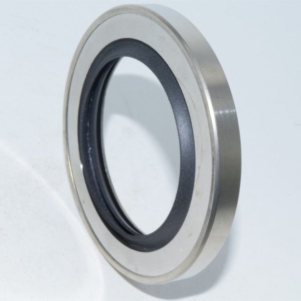 Air compressor skeleton double lip stainless steel oil seal B2PT PTFE+SS 55*80*10, china factory manufacturer