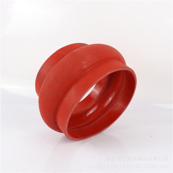 Manufacturers supply vibrating screen silicone soft connection large diameter silicone soft connection high temperature large diameter silicone tube, china factory manufacturer