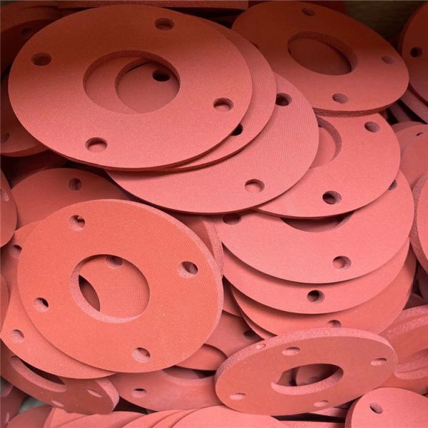 Customized Silicone Foam Pads High Temperature Mechanical Seals Bronzing Foam Pads Silicone Foam Pads Die-cut Products, china factory manufacturer
