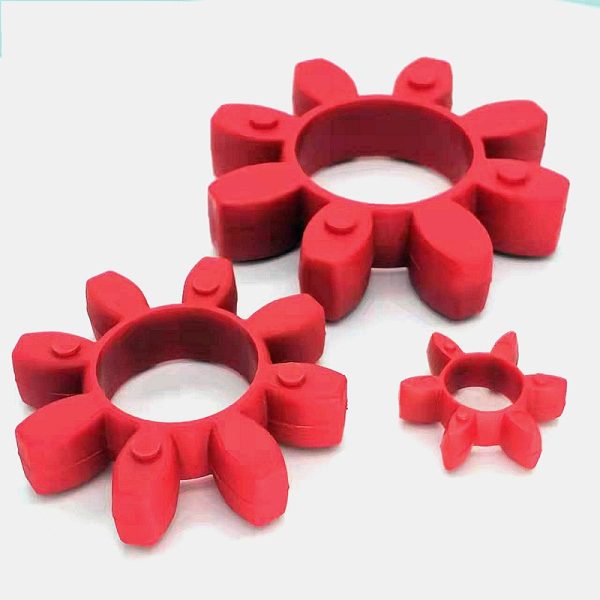 Polyurethane PU Coupling rubber insert elastomer plum blossom hexagonal shaft-to-shaft buffer shock pad with large quantity and good price, china factory manufacturer