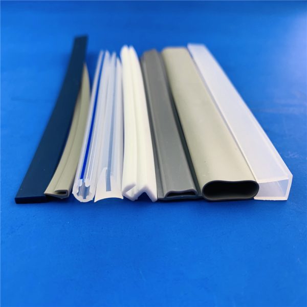 Wiper blade silicone special-shaped strip anti-aging anti-fracture silicone rubber extrusion strip industrial grade high hardness strip, china manufacturer cheap price