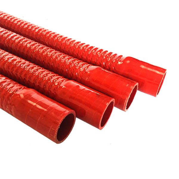 Car heater air intake silicone tube connection intake pipe meter tube modified steel wire corrugated silicone rubber hose, china supplier good quality